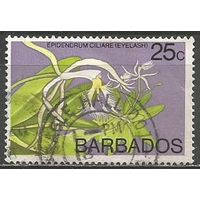 Барбадос. Цветы. Орхидеи. 1974г. Mi#374.