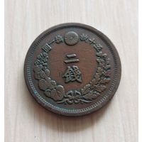 Япония 2 сена 1882 г. #41214