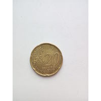 20 евро центов 2002г.(F)Германия
