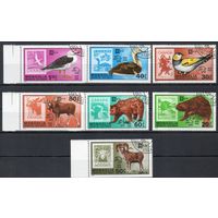 Фауна Монголия 1978 год серия из 7 марок
