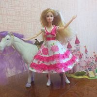 Одежда, платье для куклы Barbie