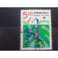 Тайвань, 1993. Гимнаст на коне