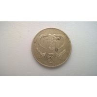 Кипр 5 центов, 1993г. (D-84)