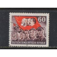 Германия ГДР 1953 70 летие смерти К.Маркса Демонстрация #352