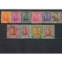 GB Доминион Новая Зеландия 1938 GVI Стандарт #242,244-8,295-8