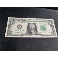 США 1 доллар 2017 А (UNC)