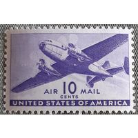 1941  Авиапочта -  2-х моторный транспортный самолет  - США