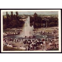 1953 год Ташкент Фонтан на Театральной площади