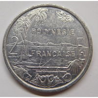 Французская Полинезия 2 франка 2009 г