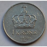 Норвегия, 1 крона 1976 г. ( Улаф V)