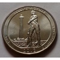 25 центов, квотер США, Мемориал мира, штат Огайо, P D