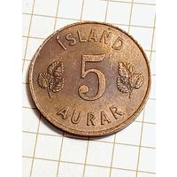 Исландия 5 эйре 1946 года .