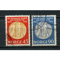 Норвегия - 1959 - Медали - [Mi. 434-435] - полная серия - 2 марки. Гашеные.  (Лот 75DN)