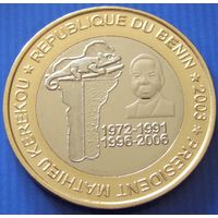 Бенин. 6000 франков 2003 год X#41 "Президент Матье kereko"