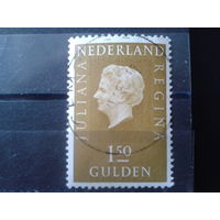 Нидерланды 1971 Королева Юлиана 1,5 гульдена