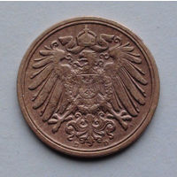 Германия - Германская империя 1 пфенниг. 1911. D