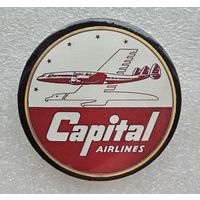 Capital airlines - столичные авиалинии. (Жесть, 56 мм.)