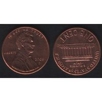США km201b 1 цент 2008 год (D) (0(st(0 ТОРГ