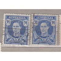 Известные личности Король Георг VI  Австралия 1942 год лот 12 Цена за 1-у марку на ваш выбор