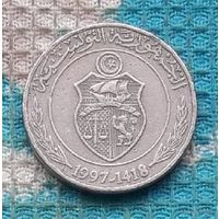 Тунис 1/2 динар 1996-1416 гг..