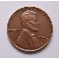 США  цент 1942г.  ("D")