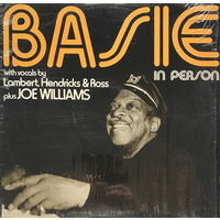 Count Basie With Vocals By Lambert, Hendricks & Ross Plus Joe Williams, Basie Live In Person, LP 1979