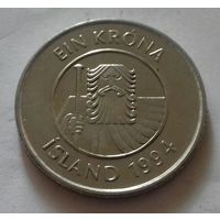 1 крона, Исландия 1994 г.