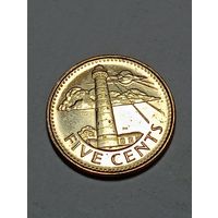 Барбадос 5 центов 2010 года