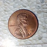 1 цент 1993 года США. Красивая монета! Родная патина!