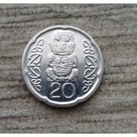 Werty71 Новая Зеландия 20 центов пенсов 2008 Идол Божок