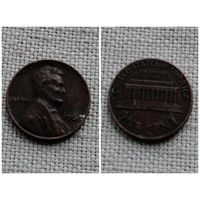 США 1 цент //1968