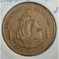 Восточные Карибы 1 доллар, 1981