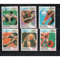 Куба-1984,(Мих.2868-2873) гаш., Спорт, ОИ-1984 (полная серия)