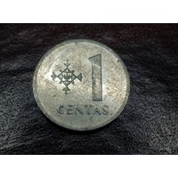 Литва После 1991 1 цент 1991 Литва