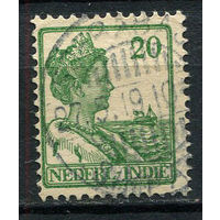 Нидерландская Индия - 1914/1915 - Королева Вильгельмина 20С - (есть тонкое место) - [Mi.118] - 1 марка. Гашеная.  (Лот 73EX)-T25P5