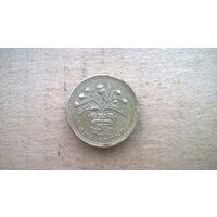 Великобритания 1 фунт, 1989г.  (D-18)
