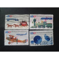 США 1975 200 лет почте в США, полная серия