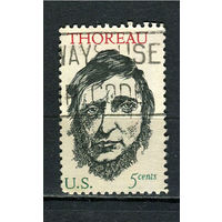 США - 1967 - Генри Дэвид Торо - [Mi. 925] - полная серия - 1 марка. Гашеная.  (Лот 37Dc)