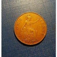 1 пенни 1935 Великобритании