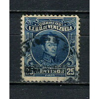 Венесуэла - 1915/1923 - Симон Боливар 25С - [Mi.99a] - 1 марка. Гашеная.  (Лот 38Di)