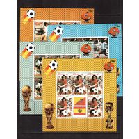 Бутан-1982 (Мих.766-769) , ** , Спорт, ЧМ по футболу, 4 м/л