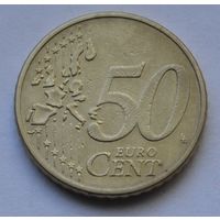 Германия, 50 евроцентов 2002 г. (D)