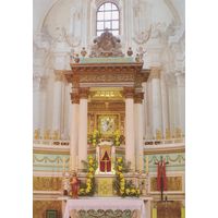 Беларусь 2023 Главный алтарь  в костеле Успения Пресвятой Девы Марии (фото Медведь)