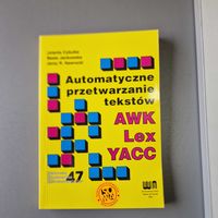 На польском языке AWK Lex YACC автоматическая обработка текстов