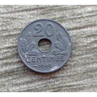 Werty71 Франция 20 сантимов 1942