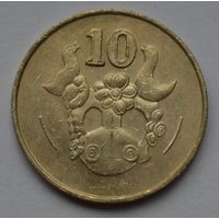 Кипр, 10 центов 1985 г.
