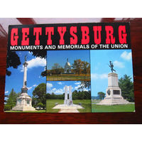 С005-3035 Открытка Gettysburg США Конец 1990-х – начало 2000-х Чистая