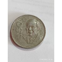 Мексика 50 песо 1987  года .