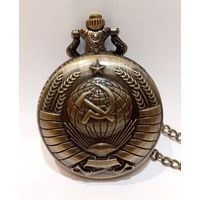 Часы карманные на цепочке СССР