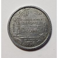 Французская Океания 1 франк, 1949